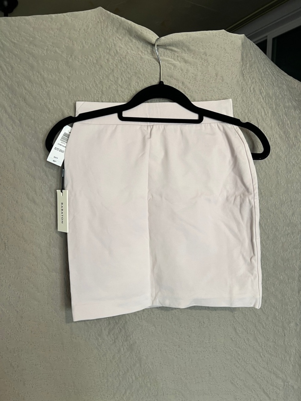 Babaton Blush Pink Structured Mini Skirt Size XS